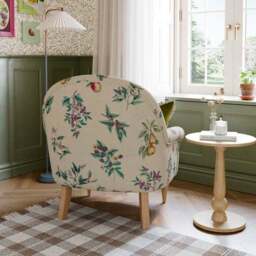 Petit Botanical Orchard Print Occasional Armchair - thumbnail 2