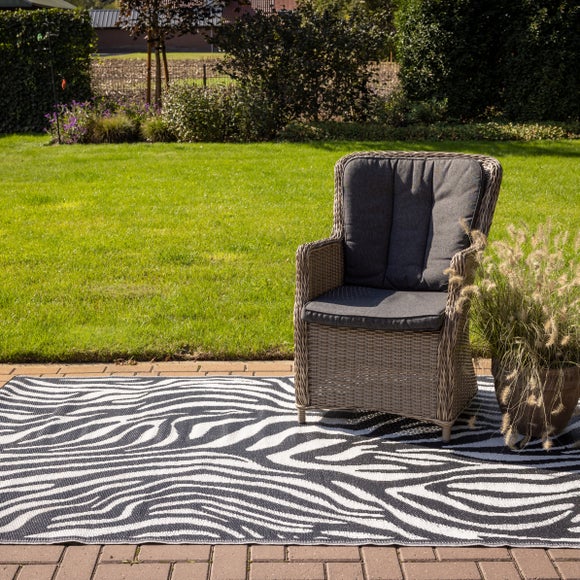 Fallen Fruits Zebra Outdoor Rug - image 1