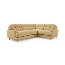 Martha Slub Faux Linen Full Corner Sofa - thumbnail 6