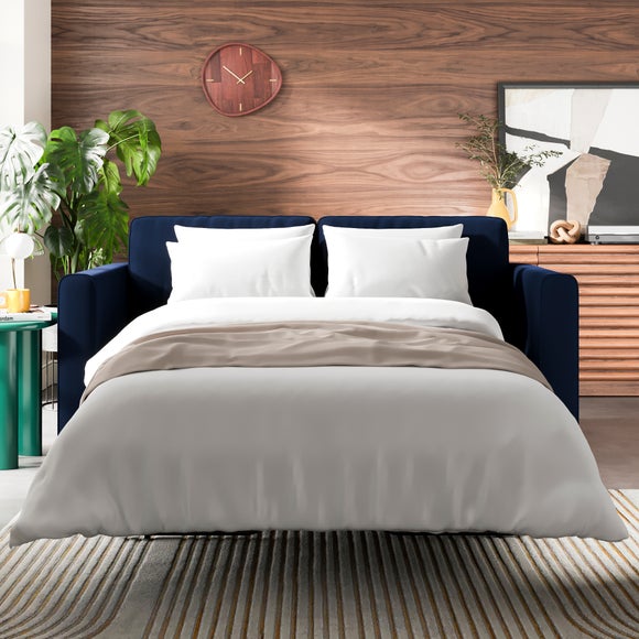 Zoe II Velvet 3 Seater Double Sofa Bed - image 1