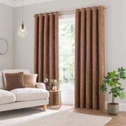 Genoa Chenille Blackout Eyelet Curtains - thumbnail 2