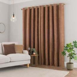 Genoa Chenille Blackout Eyelet Curtains - thumbnail 4