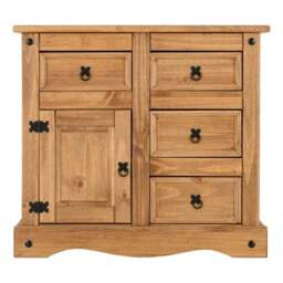 Corona Medium Sideboard, Pine - thumbnail 3