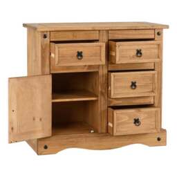 Corona Medium Sideboard, Pine - thumbnail 4