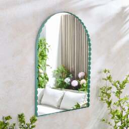 Scalloped Arched Wall Mirror - thumbnail 1