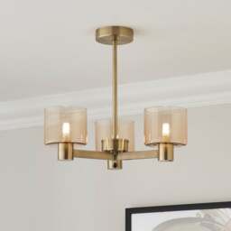 Erin 3 Light Semi Flush Ceiling Light