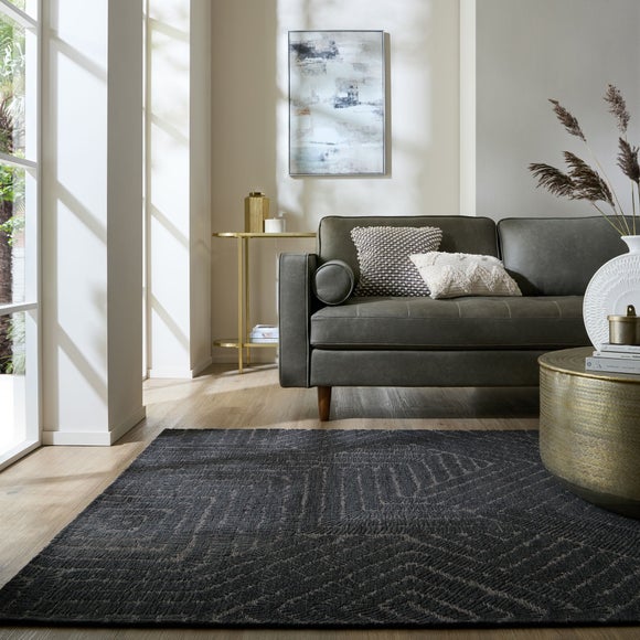 Maddox Geometric Chenille Rug - image 1