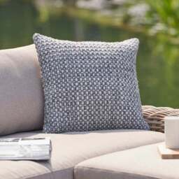Set of 3 Basket Weave Square Scatter Cushions - thumbnail 6