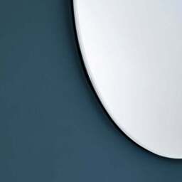 Oval Hanging Chain Wall Mirror - thumbnail 2
