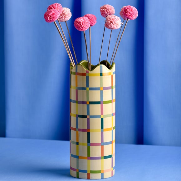 Raspberry Blossom Multi Coloured Vase - image 1