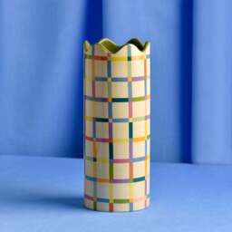 Raspberry Blossom Multi Coloured Vase - thumbnail 2