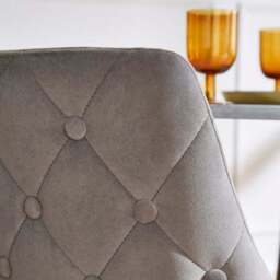 Ariana Set of 2 Dining Chairs, Velvet - thumbnail 3