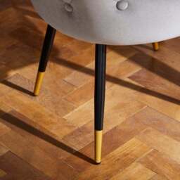 Ariana Set of 2 Dining Chairs, Velvet - thumbnail 4