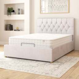 Olivier Plush Velvet Adjustable Bed - thumbnail 2
