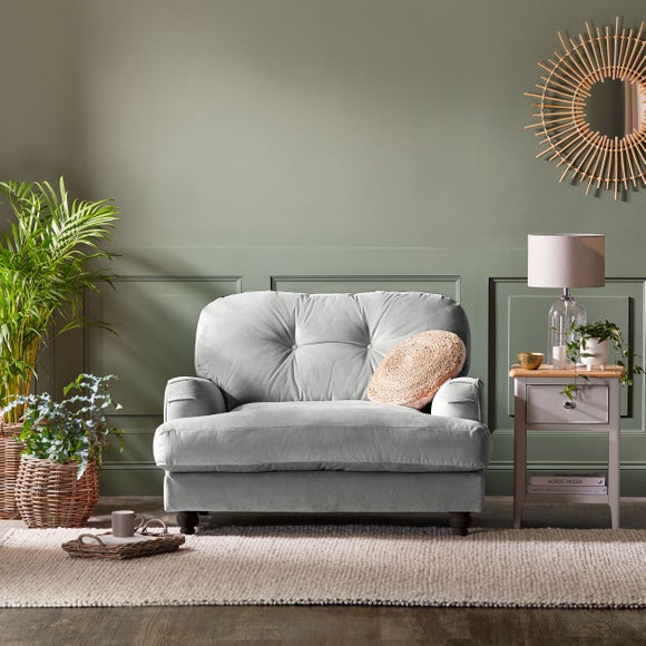 Martha Vintage Velvet Snuggle Chair - image 1