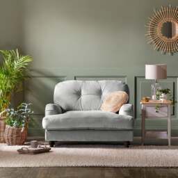 Martha Vintage Velvet Snuggle Chair - thumbnail 1