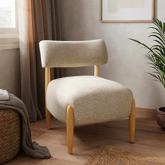 Edited Life Raya Pebble Boucle Accent Chair - image 1