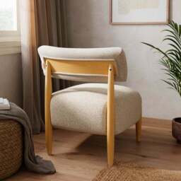 Edited Life Raya Pebble Boucle Accent Chair - thumbnail 2