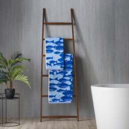 Frazer Fish Cotton Towel - thumbnail 1