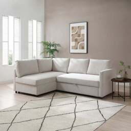 Miller Corner Double Sofa Bed, Chenille - thumbnail 3