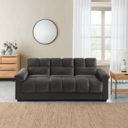 Margo Velvet with Storage Double Sofa Bed - thumbnail 1