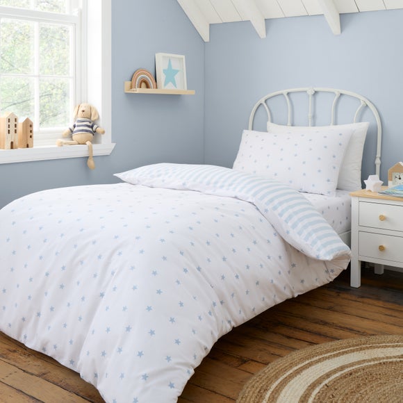 Mini Star & Stripes 100% Cotton Duvet & Pillowcase Set - image 1