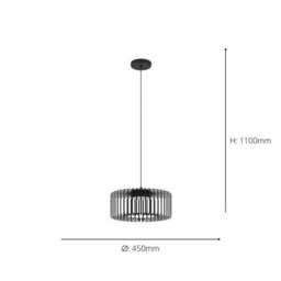 EGLO Ginestrone-Z Smart Colour Changing Adjustable LED Pendant Light - thumbnail 4