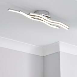 Ripple Integrated LED Bathroom Flush Ceiling Light - thumbnail 1