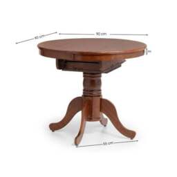 Canterbury 4 Seater Round To Oval Dining Table - thumbnail 6