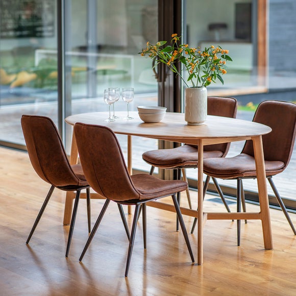 Hinton 6 Seater Oval Dining Table - image 1