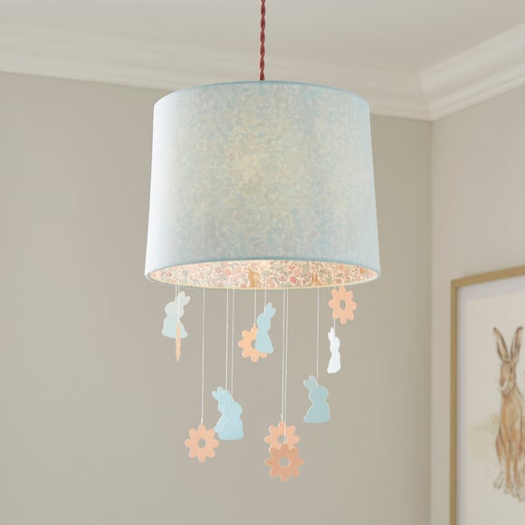 Ditsy Bunnies Mobile Lamp Shade - image 1