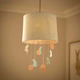 Ditsy Bunnies Mobile Lamp Shade - thumbnail 2