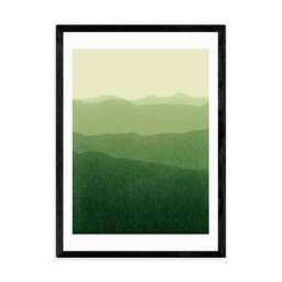 East End Prints Gradient Landscape Green Print - thumbnail 2