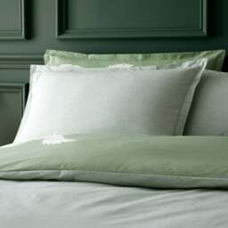Cranes Floral 100% Cotton Oxford Pillowcase - thumbnail 2