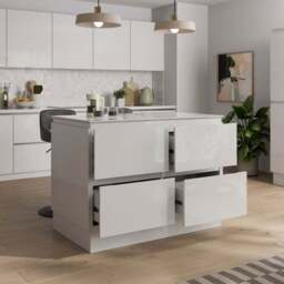 Inez Kitchen Island - thumbnail 3