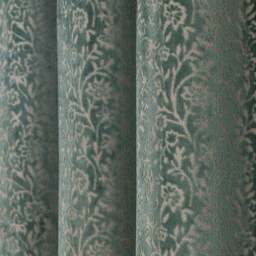 Madeline Velvet Pencil Pleat Curtains - thumbnail 3