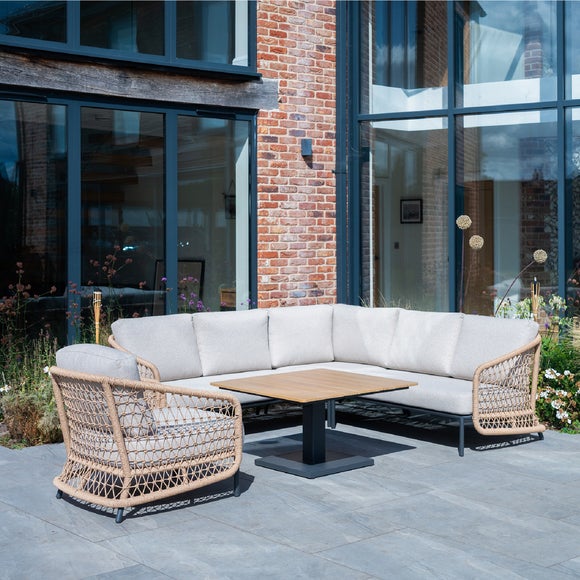 Norfolk Leisure Peakdale Mini Corner Set with Armchair and Height Adjustable Table - image 1