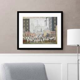 Coming From The Mill 1930 Lowry Framed Print - thumbnail 1