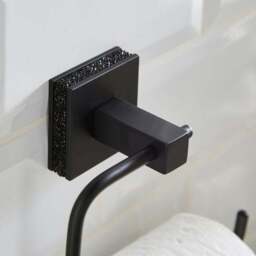 Sparkle Black Square Toilet Roll Holder - thumbnail 2
