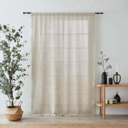 Bondi Raw Edge Slot Top Voile Panel - thumbnail 4