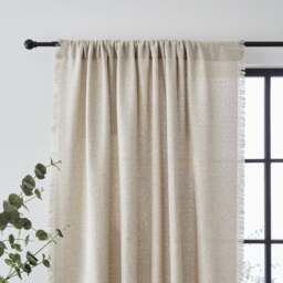 Bondi Raw Edge Slot Top Voile Panel - thumbnail 1