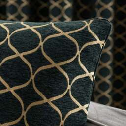 Ogee Chenille Feather Filled Cushion - thumbnail 2