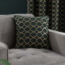 Ogee Chenille Feather Filled Cushion - thumbnail 4