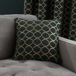 Ogee Chenille Feather Filled Cushion - thumbnail 1