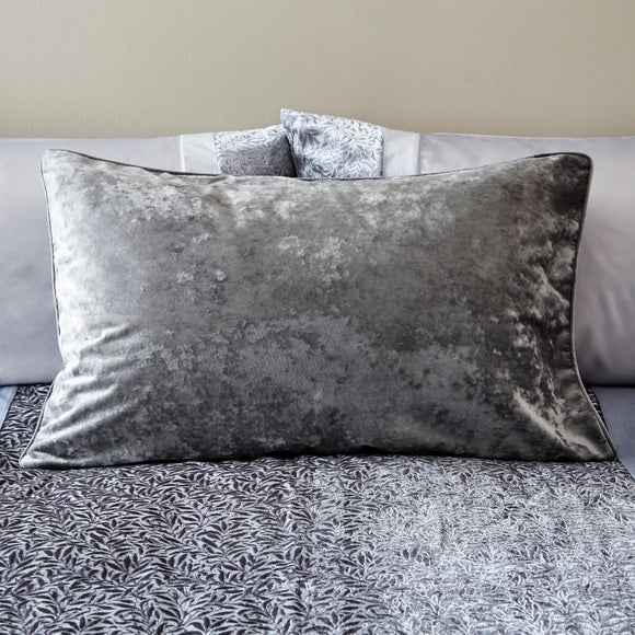 Crushed Velour Piped Pillowcase - image 1