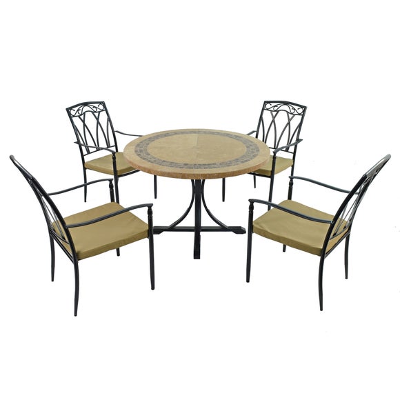 Vermont 4 Seater Dining Set with Ascot Chairs - image 1