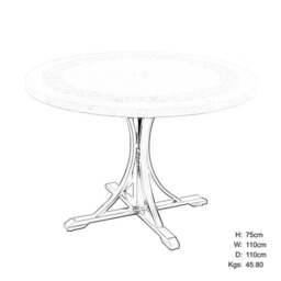Vermont 4 Seater Dining Set with Ascot Chairs - thumbnail 6