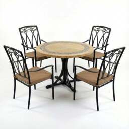 Vermont 4 Seater Dining Set with Ascot Chairs - thumbnail 2