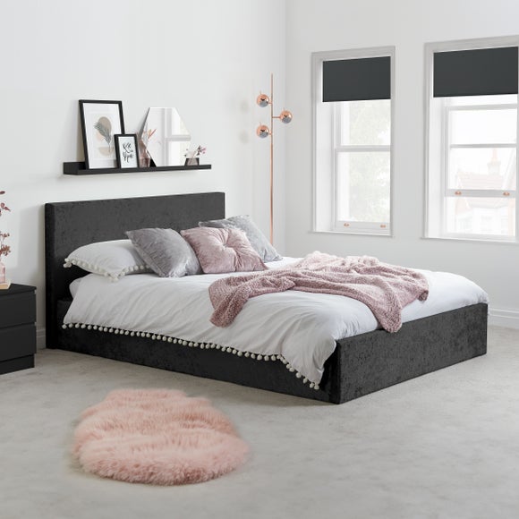 Berlin Crushed Velvet Ottoman Bed Frame - image 1