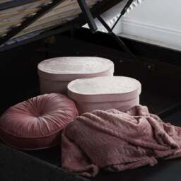 Berlin Crushed Velvet Ottoman Bed Frame - thumbnail 6
